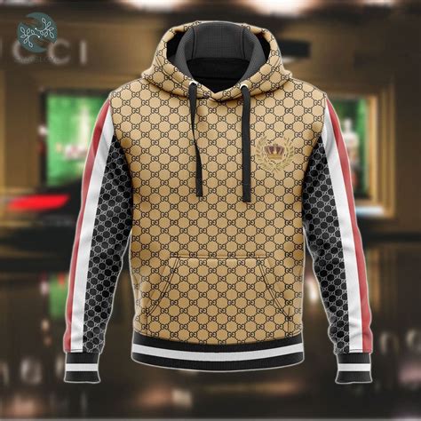 gucci hoodie tan|gucci hoodie original price.